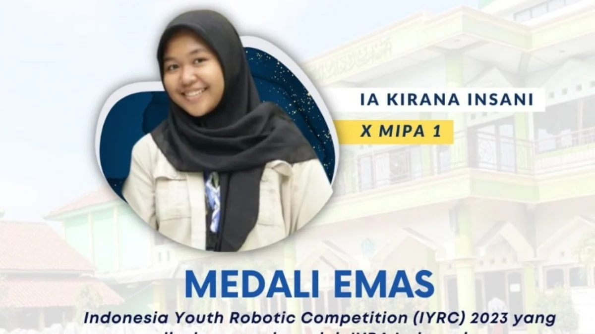 Kirana Insani Raih Medali Emas Kompetisi Game Robot