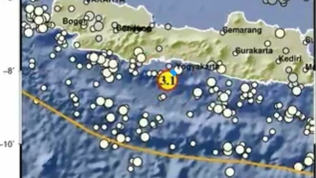 Gempa bumi menggetarkan cilacap jawa tengah dan kabupaten karo