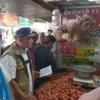 harga daging di Pasar Induk cikurubuk mengalami kenaikkan.