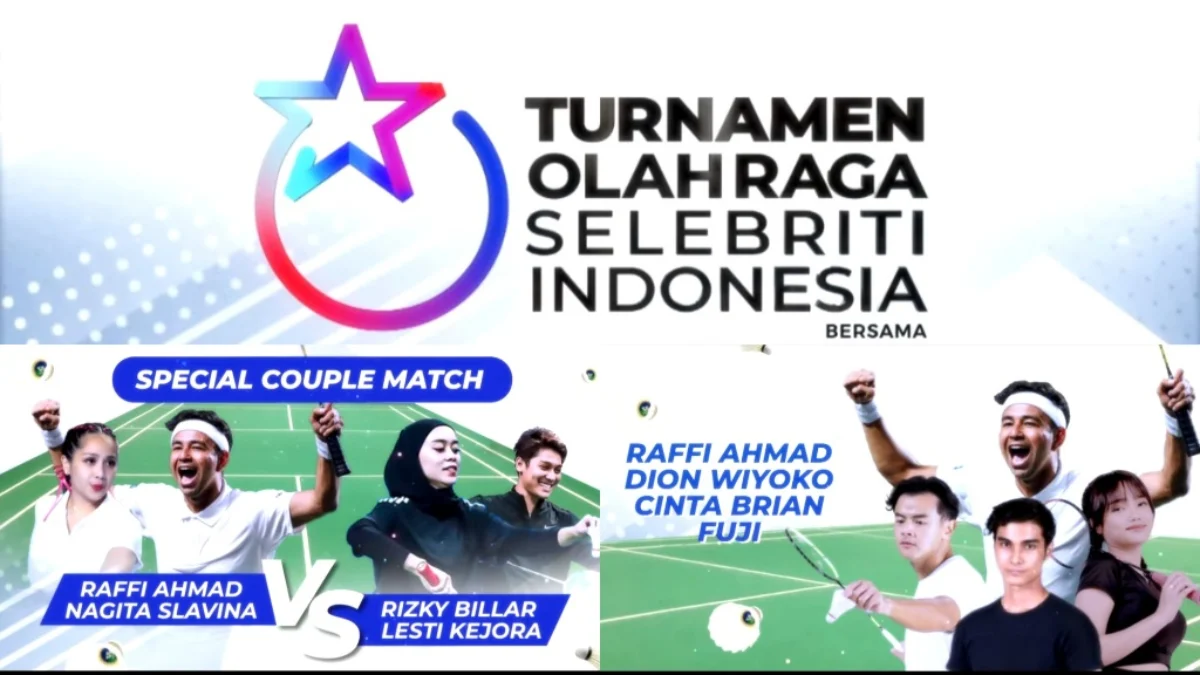 Skema Pertandingan Turnamen Olahraga Selebriti Indonesia