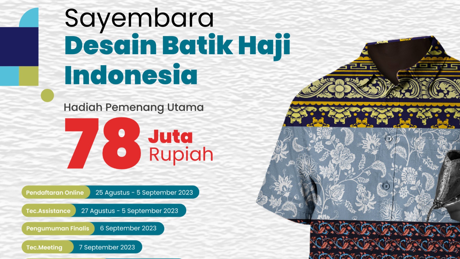 Sayembara desain batik jemaah haji Indonesia oleh kemenag RI