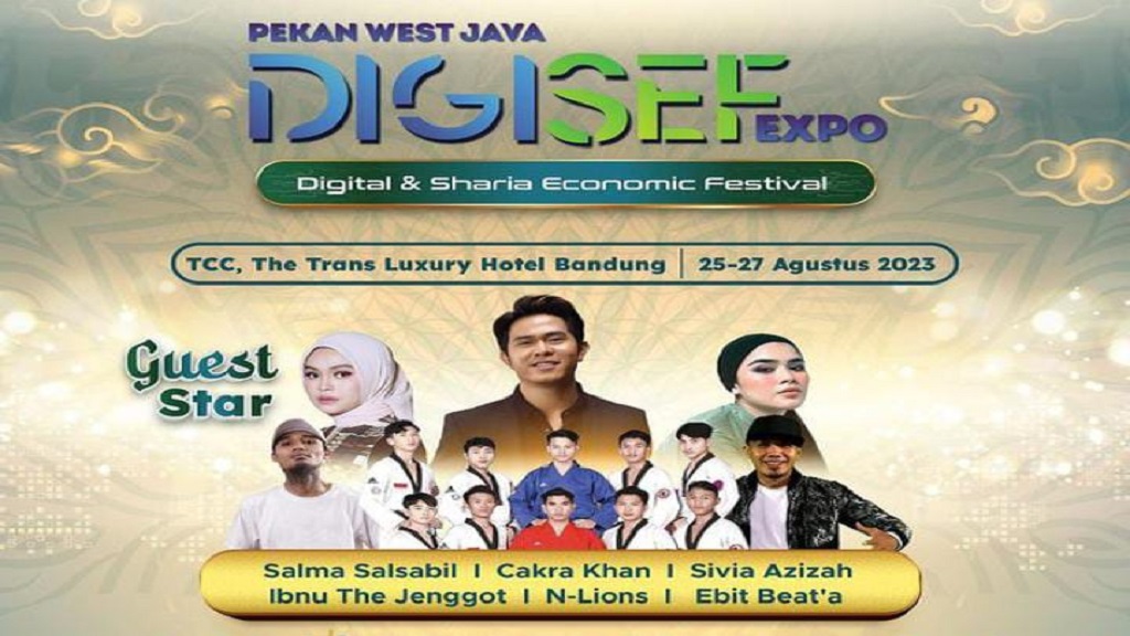 Salma Salsabil Jadi Bintang Tamu Event Pekan West Java DigiSEF Expo 2023 Bandung