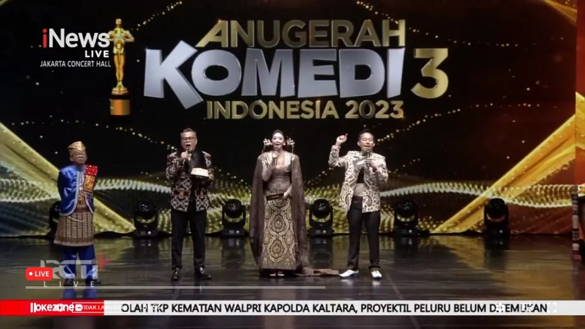 Daftar Pemenang Anugerah Komedi Indonesia 2023