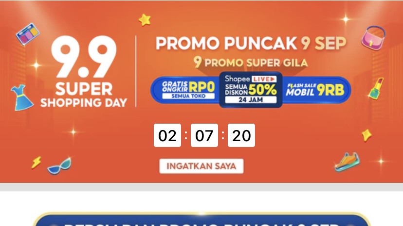 Shopee 9.9 Super Shoping Day