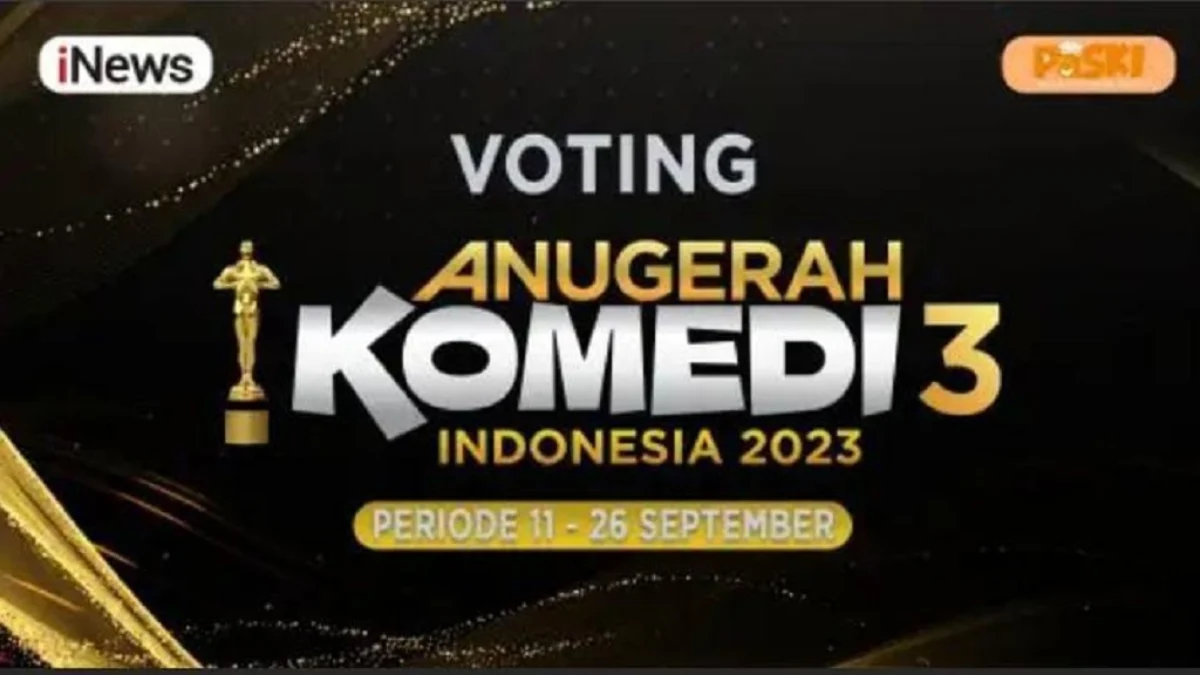 Kategori dan Nominasi Anugerah Komedi Indonesia 2023