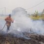 Kebakaran Lahan di Kota Banjar