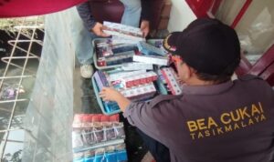 Tim Gabungan Bea Cukai dan Satpol PP Kembali Amankan Ribuan Batang Rokok Tanpa Cukai