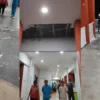 Plafon bangunan RSUD Singaparna Medika Citrautama ambruk